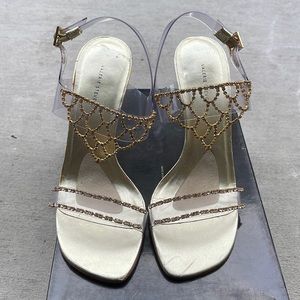 Gently used bedazzled Valerie Stevens heel